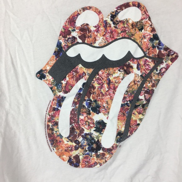 Rolling Stones Graphic Crop Top - Picture 2 of 4